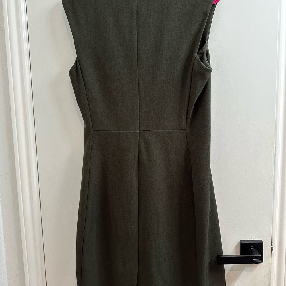 MM Lafleur Aditi Forest green sheath dress size 10